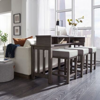 Tanner's Creek 4 Piece Console Table and Stool Set