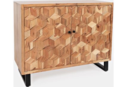 Geometrix 2-door Accent Cabinet