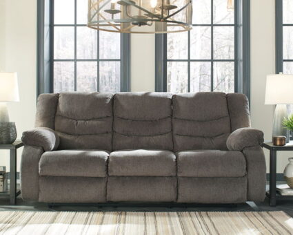 Tulen - Gray - Reclining Sofa
