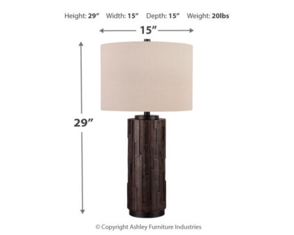 Makya - Black - Poly Table Lamp (Set of 2) - Image 2