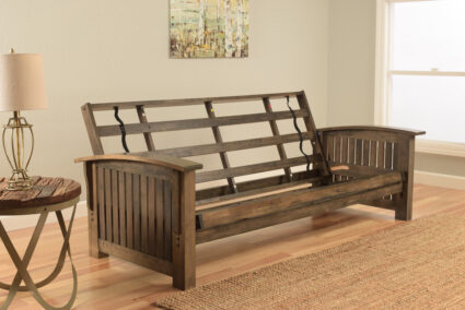 Washington Rustic Walnut Futon Frame - Full