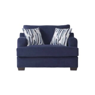 Hughes Cameo Navy Cuddle Chair