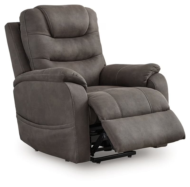 Snowfield - Gunmetal - Power Lift Recliner - Image 3