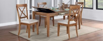 Pacifica Brown Dining 6 Piece Dining Set - Image 2