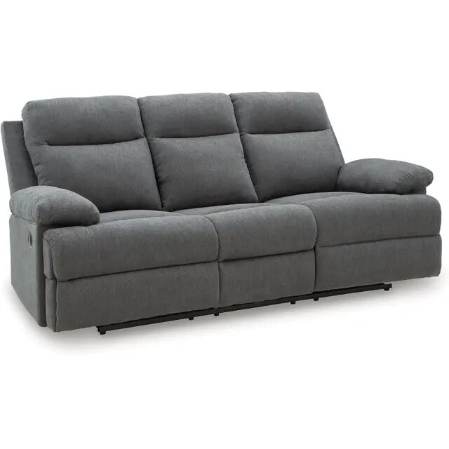 Side-Swipe Reclining Sofa With Drop Down Table - Image 3