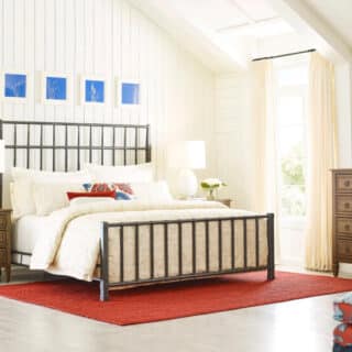 Sylvan Queen Metal Bed