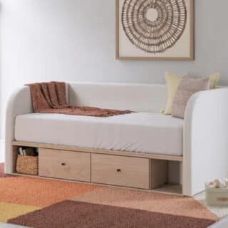Arloster Twin Upholstered Day Bed with Storage