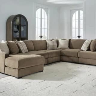 Camellia-Court 6-Piece Sectional with Chaise