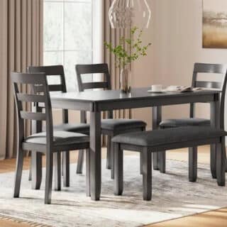 Bridson 6 Piece Dining Table Set