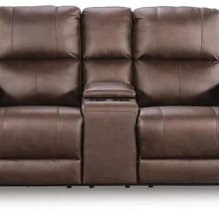 Bleckley Power Reclining Loveseat With Console and Adjustable Headrest